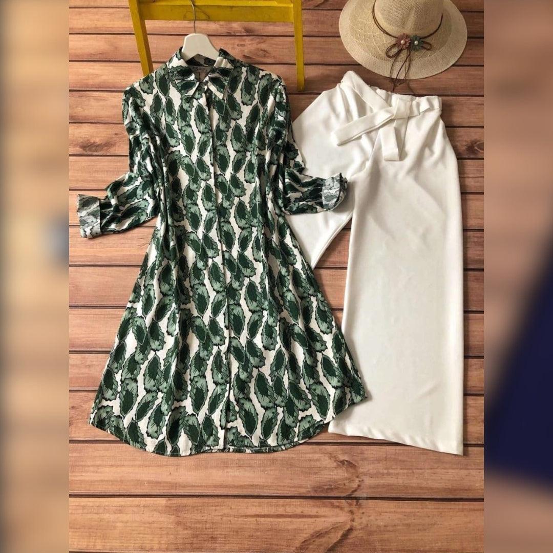 Multi-Color Green Floral