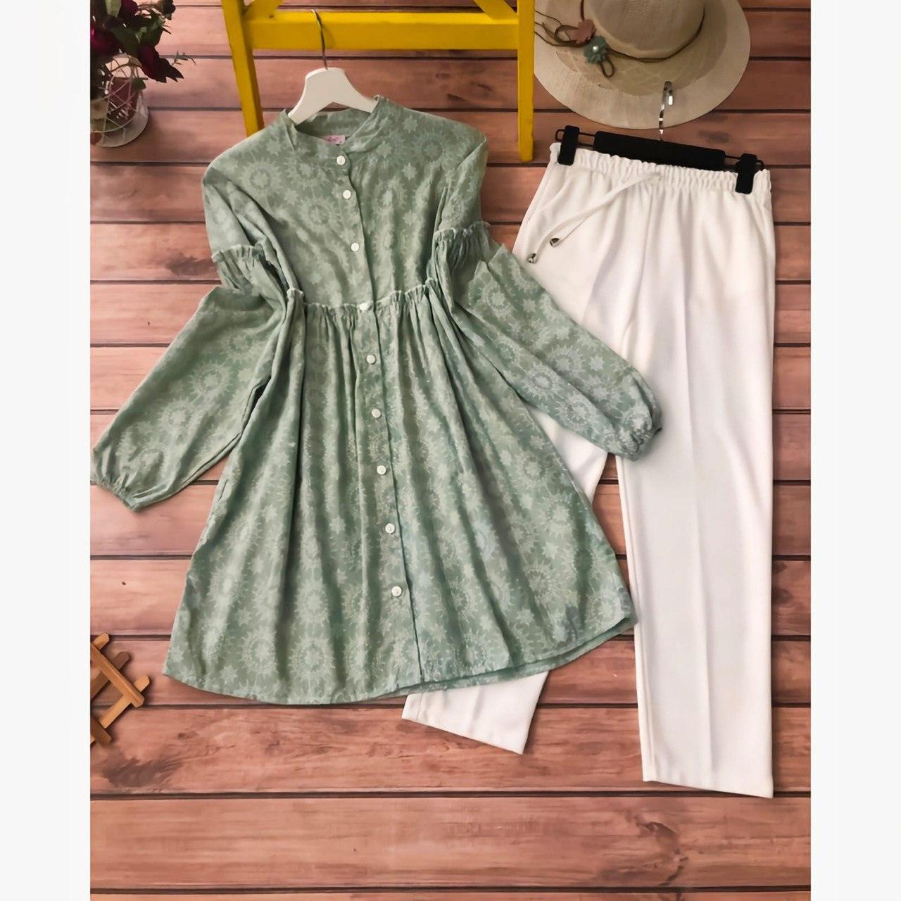 Summer Green Kurti