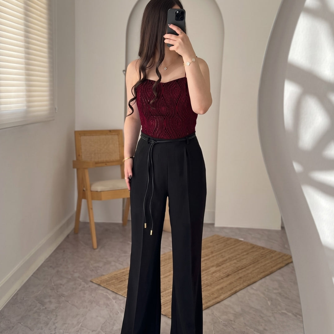 Celisse - Premium Embroidered Corset Party Wear Set
