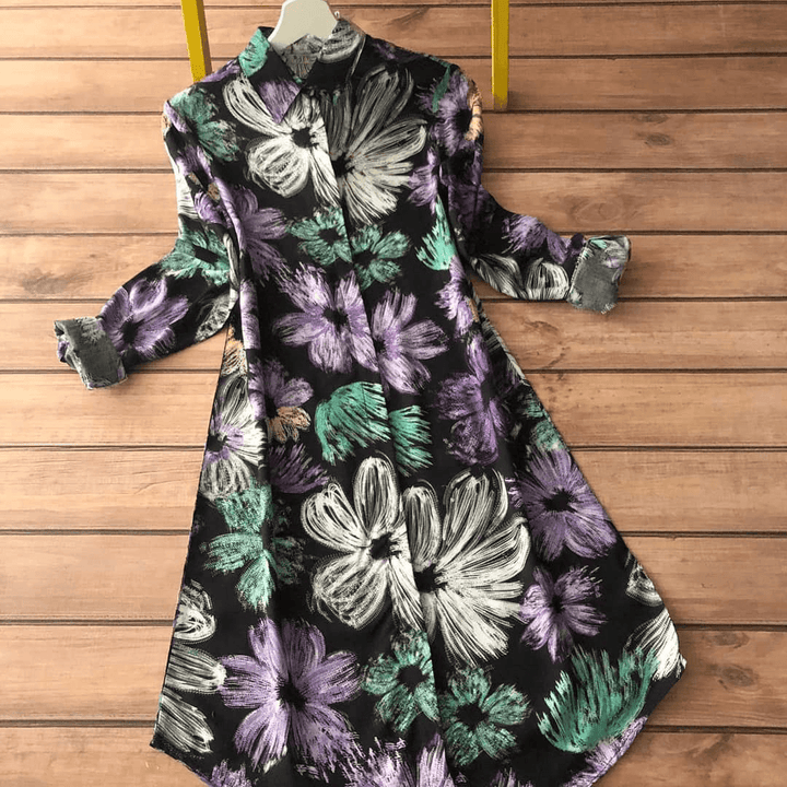 Annabel Black Flowers