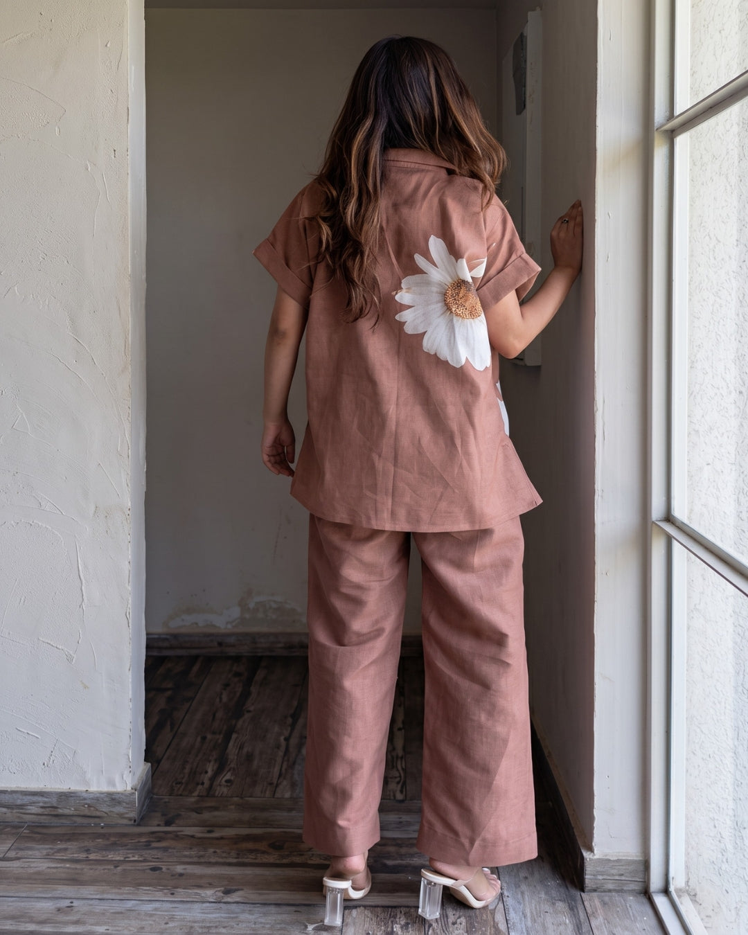 Noira -Mocha Bloom Premium Co-Ord Set