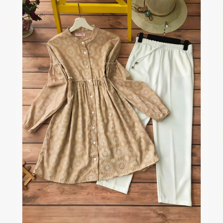 Summer Beige Kurti